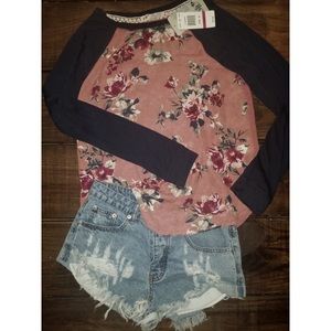 NWT floral long sleeve